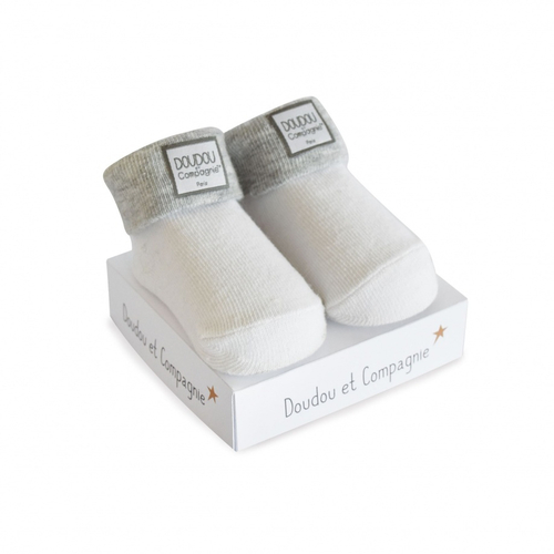 Birth Socks Gris - Baby socks - image 3 | Labebe