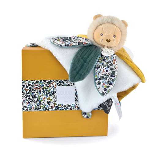 BOH'AIME Lion Doudou Petal - Мягкая игрушка с платочком - изображение 1 | Labebe