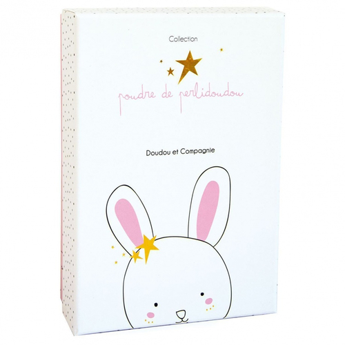Lapin Etoile Doudou Bunny With Pacifier - Мягкая игрушка с платочком и держателем пустышки - изображение 3 | Labebe