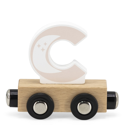 Tryco Letter Train Colors Letter "C" - Деревянная развивающая игрушка - изображение 1 | Labebe