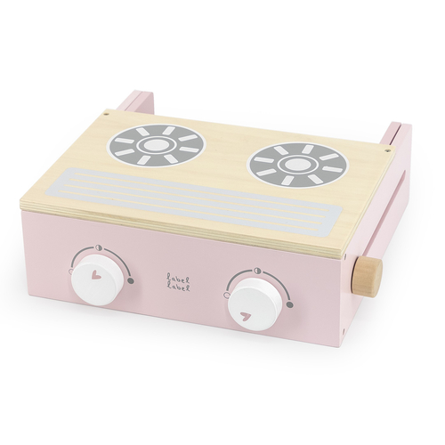 Label Label Foldable Cooker Pink - Wooden educational toy - image 2 | Labebe
