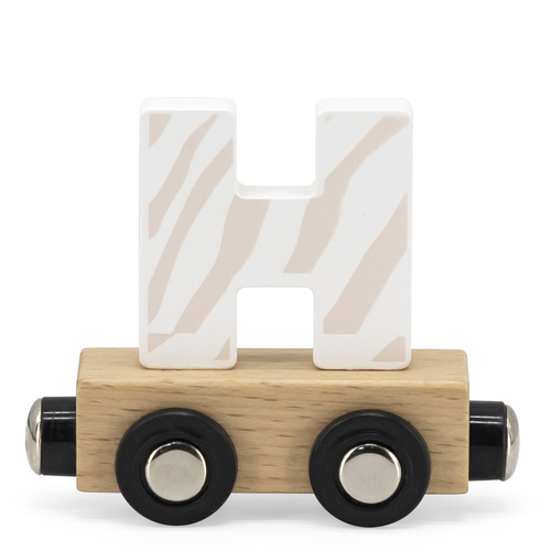 Tryco Letter Train Colors Letter "H" - Деревянная развивающая игрушка - изображение 1 | Labebe