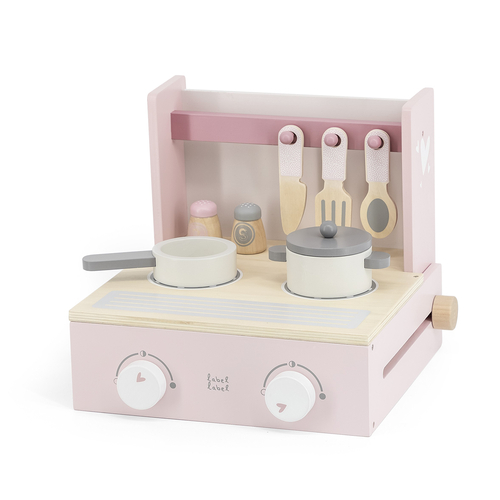 Label Label Foldable Cooker Pink - Деревянная развивающая игрушка - изображение 1 | Labebe
