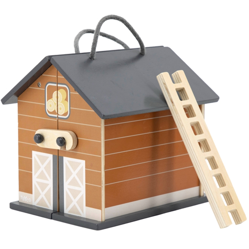 Tryco Wooden Foldable Farmhouse - Деревянная развивающая игрушка - изображение 1 | Labebe
