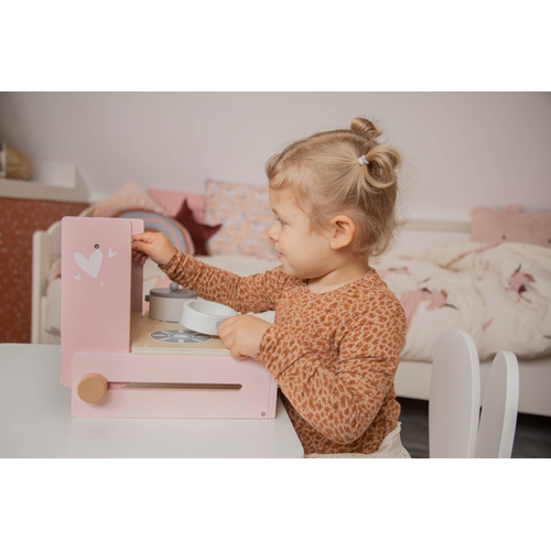 Label Label Foldable Cooker Pink - Деревянная развивающая игрушка - изображение 3 | Labebe