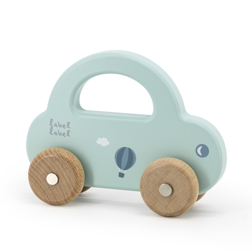 Label Label Little Car Green - Wooden educational toy - image 1 | Labebe