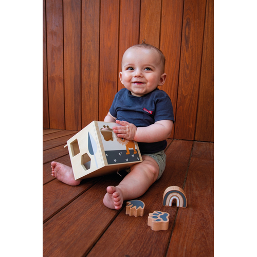Tryco Wooden Footprint Shape Sorter - Wooden educational toy - image 4 | Labebe