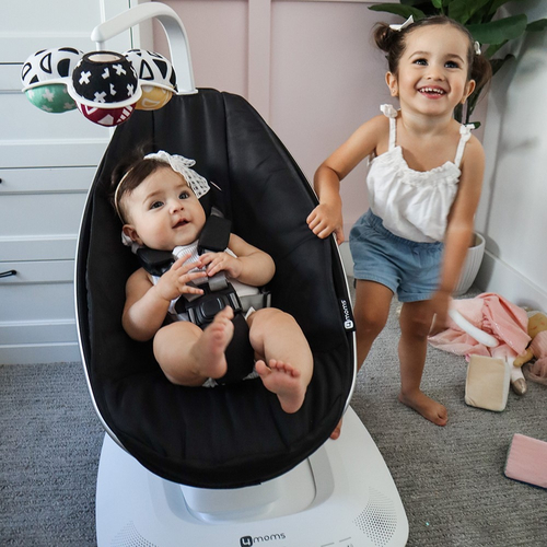 4moms mamaRoo5 infant seat Black - Музыкальное кресло-качалка - изображение 6 | Labebe