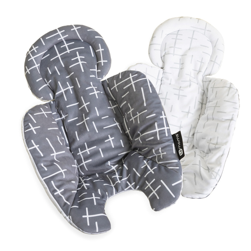 4moms mamaRoo5 infant seat insert Grey Plush - Вкладыш для кресла-качалки - изображение 1 | Labebe