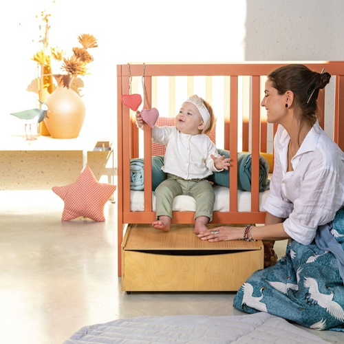 Hugs Factory Step Out Ochre - Baby bed - image 6 | Labebe