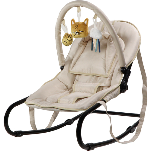 Tryco Leopard Lenny Sand Baby Bouncer with plush toy - Baby swing - image 1 | Labebe
