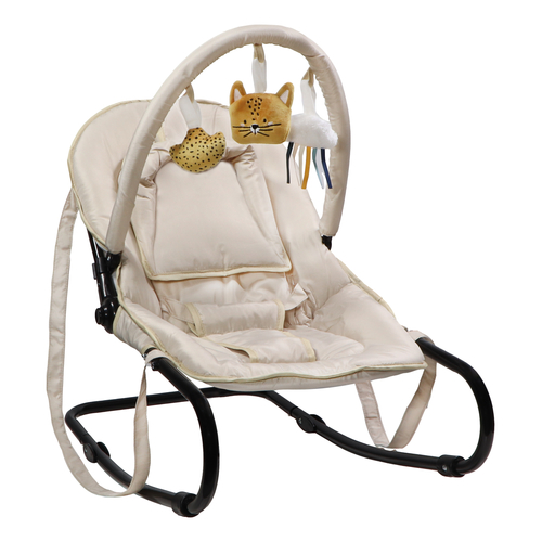 Tryco Leopard Lenny Sand Baby Bouncer with plush toy - Baby swing - image 3 | Labebe