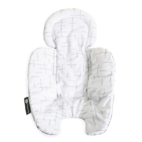 4moms mamaRoo5 infant seat insert Grey Plush - Вкладыш для кресла-качалки - изображение 4 | Labebe