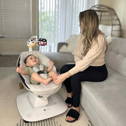 4moms mamaRoo5 infant seat Grey - Музыкальное кресло-качалка - изображение 10 | Labebe