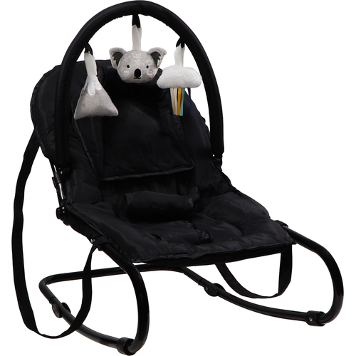Tryco Koala Kyle Black Baby Bouncer with plush toy - Baby swing - image 3 | Labebe