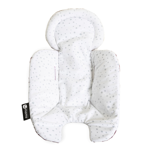 4moms mamaRoo5 infant seat insert Maroon Plush - Вкладыш для кресла-качалки - изображение 4 | Labebe
