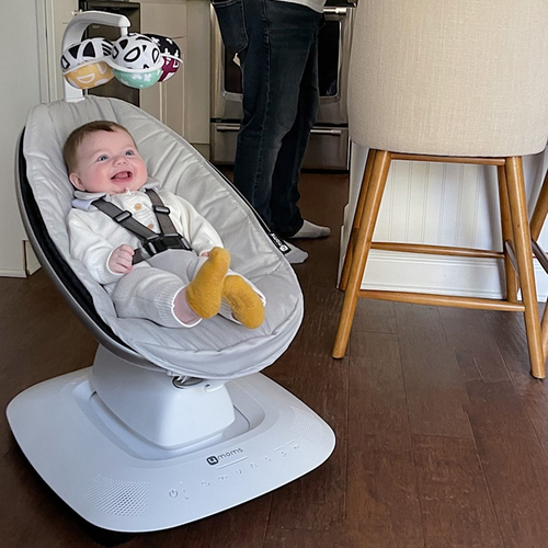 4moms mamaRoo5 infant seat Grey - Музыкальное кресло-качалка - изображение 6 | Labebe