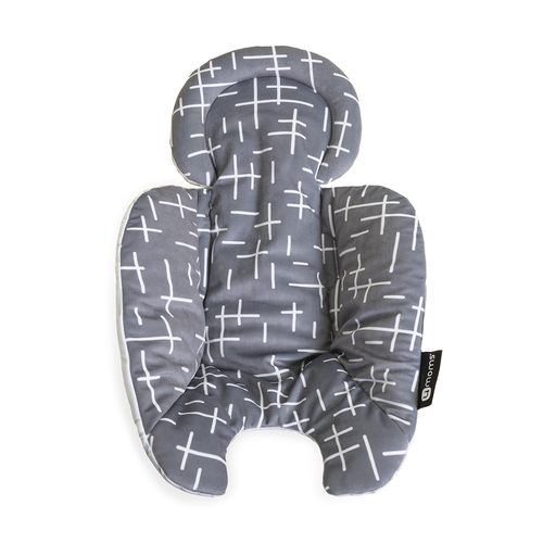 4moms mamaRoo5 infant seat insert Grey Plush - Вкладыш для кресла-качалки - изображение 3 | Labebe