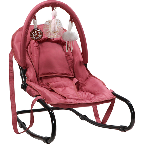 Tryco Swan Ivy Pink Baby Bouncer with plush toy - Baby swing - image 3 | Labebe