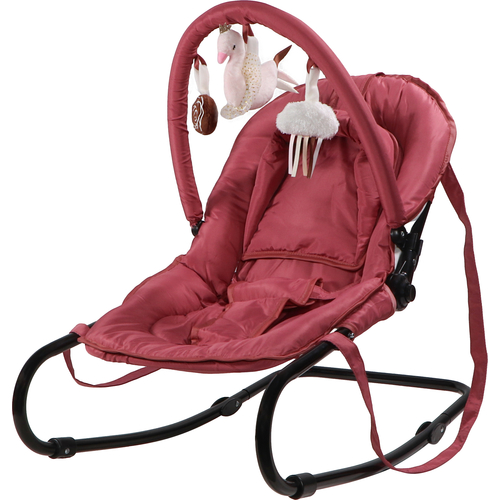 Tryco Swan Ivy Pink Baby Bouncer with plush toy - Baby swing - image 1 | Labebe