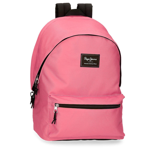 Pepe Jeans Aris Colorful Two Compartment Laptop Backpack Fuchsia - Kids laptop backpack - image 1 | Labebe