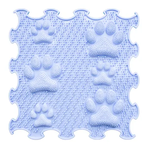 ORTOTO Lucky Paws / Stiff (Sky Blue) (1 pcs.-30*30 cm) - Massage Puzzle Mat - image 1 | Labebe
