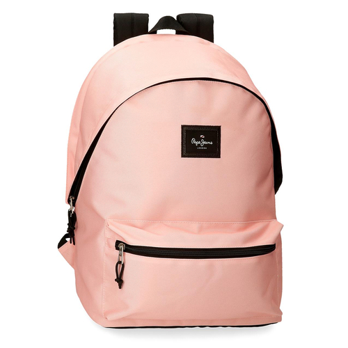 Pepe Jeans Aris Colorful Two Compartment Laptop Backpack Light Pink - Детский рюкзак - изображение 1 | Labebe