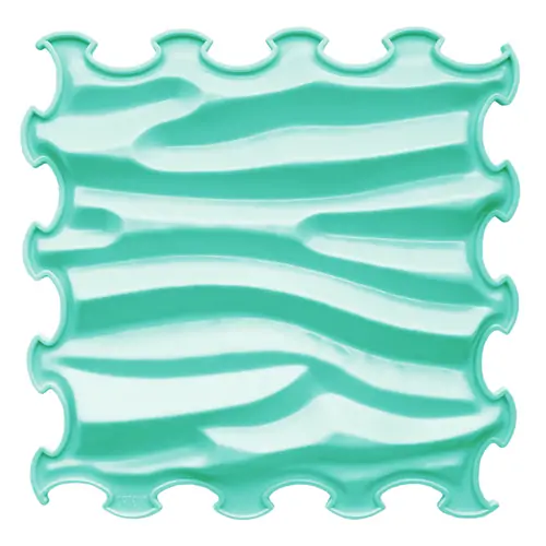 ORTOTO Sandy Waves / Stiff (Pastel Turquoise) (1 pcs.-30*30 cm) - ხალიჩა-ფაზლი ფეხების სენსორული მასაჟისთვის - image 1 | Labebe