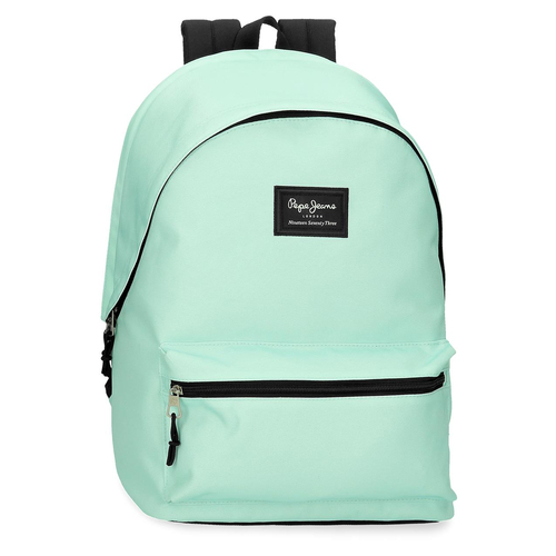 Pepe Jeans Aris Colorful Two Compartment Laptop Backpack Light Turquoise - Детский рюкзак - изображение 1 | Labebe