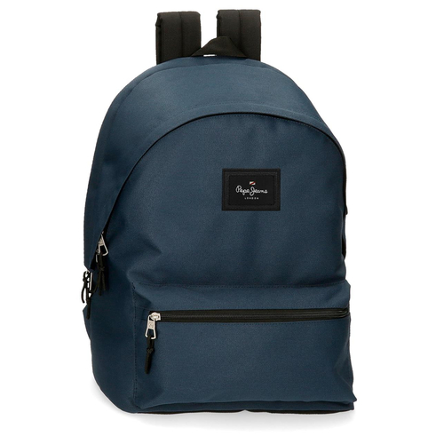 Pepe Jeans Aris Evergreen Two Compartment Laptop Backpack Navy Blue - Детский рюкзак - изображение 1 | Labebe