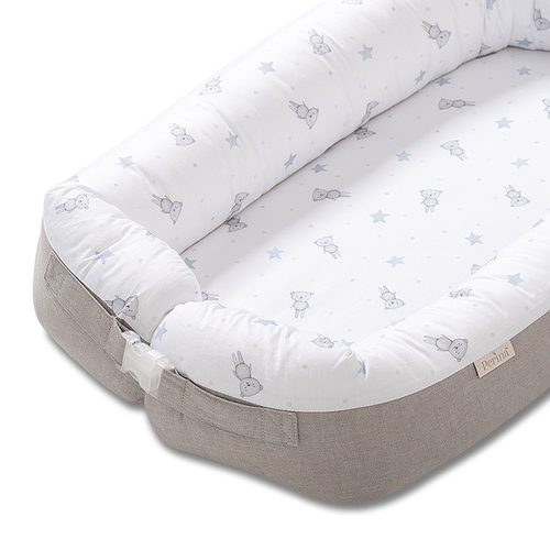 Perina Soft Cotton Grey - Кокон-гнездышко для новорожденных - изображение 11 | Labebe