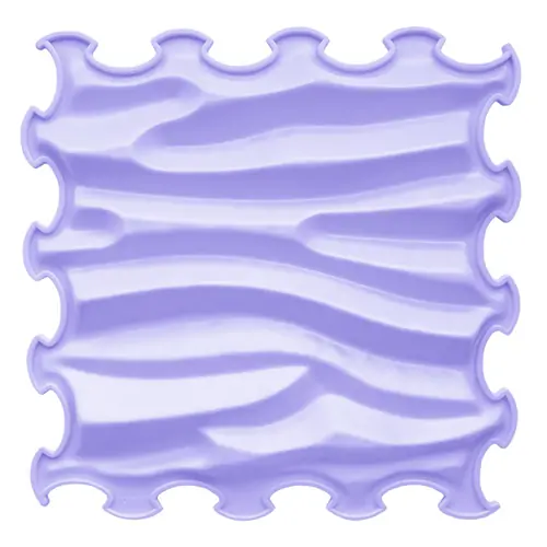 ORTOTO Sandy Waves / Stiff (Lavender) (1 pcs.-30*30 cm) - Massage Puzzle Mat - image 1 | Labebe