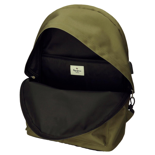 Pepe Jeans Aris Evergreen Two Compartment Laptop Backpack - Детский рюкзак - изображение 6 | Labebe