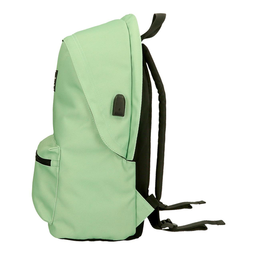 Pepe Jeans Aris Colorful Two Compartment Laptop Backpack Green - საბავშვო ზურგჩანთა - image 4 | Labebe