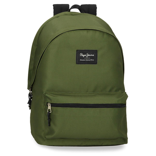 Pepe Jeans Aris Evergreen Two Compartment Laptop Backpack Dark Green - Детский рюкзак - изображение 1 | Labebe