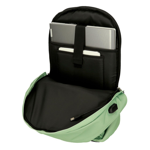 Pepe Jeans Aris Colorful Two Compartment Laptop Backpack Green - Детский рюкзак - изображение 5 | Labebe