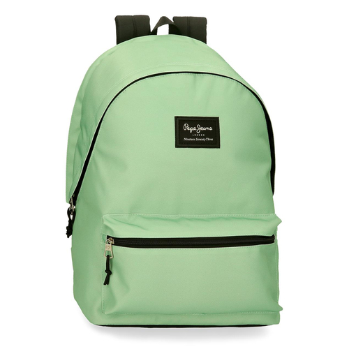 Pepe Jeans Aris Colorful Two Compartment Laptop Backpack Green - Детский рюкзак - изображение 1 | Labebe