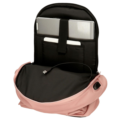 Pepe Jeans Aris Colorful Two Compartment Laptop Backpack Rosa Nude - Детский рюкзак - изображение 5 | Labebe