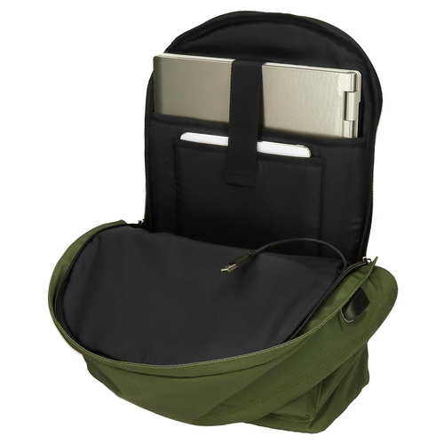 Pepe Jeans Aris Evergreen Two Compartment Laptop Backpack Dark Green - Детский рюкзак - изображение 5 | Labebe