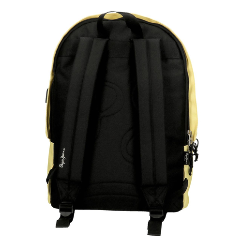 Pepe Jeans Aris Colorful Two Compartment Laptop Backpack Yellow - Детский рюкзак - изображение 3 | Labebe