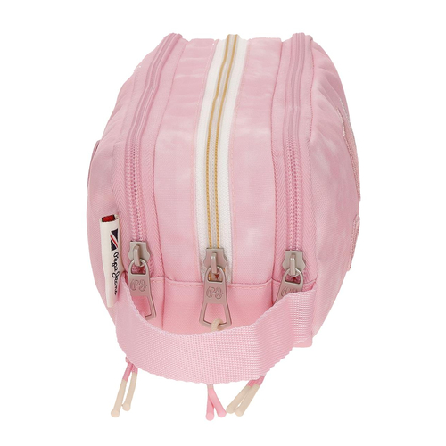 Pepe Jeans Holi Triple Compartment Zippered Pencil Case - Детский пенал - изображение 2 | Labebe