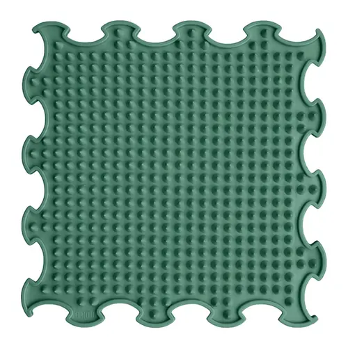 ORTOTO Spikes / Soft (Midnight Green) (1 pcs.-30*30 cm) - Коврик-пазл для сенсорного массажа стоп - изображение 1 | Labebe