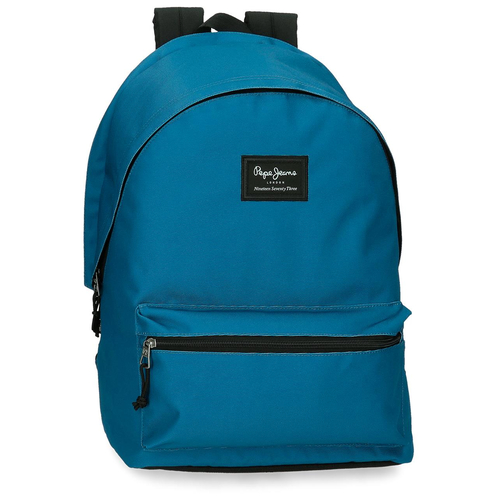 Pepe Jeans Aris Evergreen Two Compartment Laptop Backpack Blue - Детский рюкзак - изображение 1 | Labebe