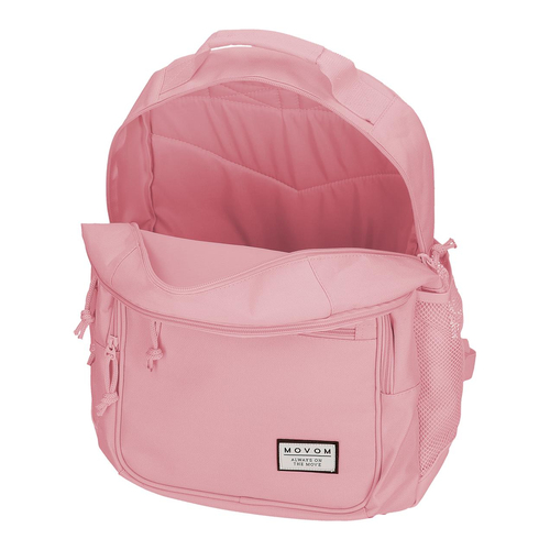 Movom Always On The Move Double Compartment Backpack Pink - საბავშვო ზურგჩანთა - image 4 | Labebe