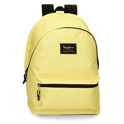 Pepe Jeans Aris Colorful Two Compartment Laptop Backpack Yellow - Детский рюкзак - изображение 1 | Labebe