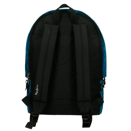 Pepe Jeans Aris Evergreen Two Compartment Laptop Backpack Blue - Детский рюкзак - изображение 3 | Labebe