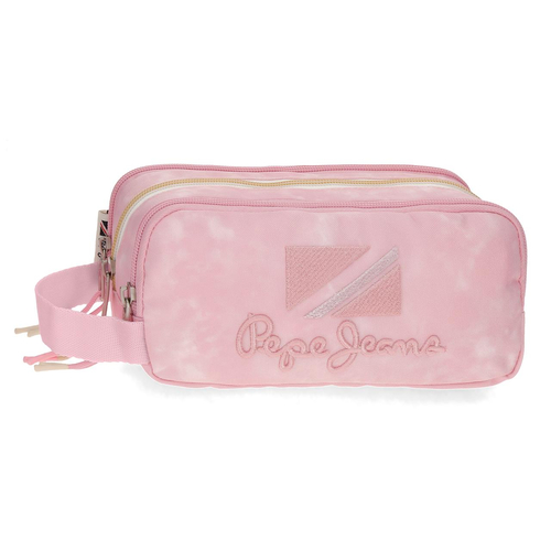 Pepe Jeans Holi Triple Compartment Zippered Pencil Case - Детский пенал - изображение 1 | Labebe