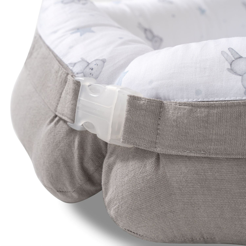Perina Soft Cotton Grey - Cocoon nest for newborn - image 14 | Labebe