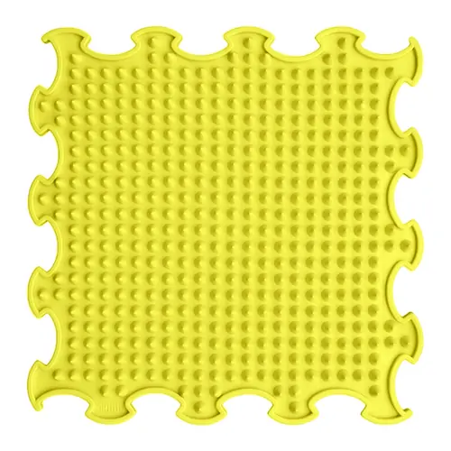 ORTOTO Spikes / Soft (Pastel Lemon) (1 pcs.-30*30 cm) - Massage Puzzle Mat - image 1 | Labebe