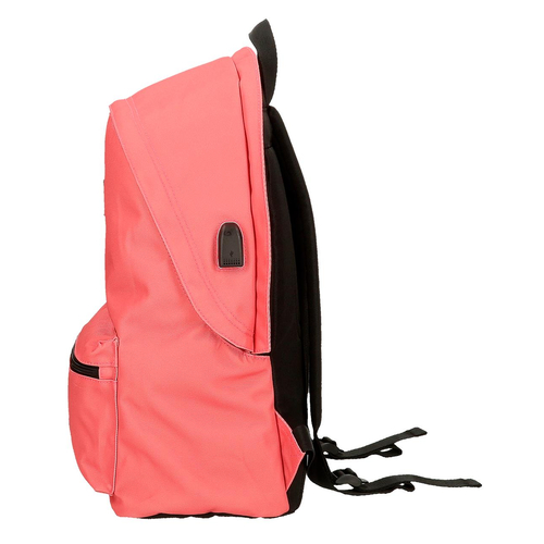 Pepe Jeans Aris Colorful Two Compartment Laptop Backpack Coral - Детский рюкзак - изображение 4 | Labebe